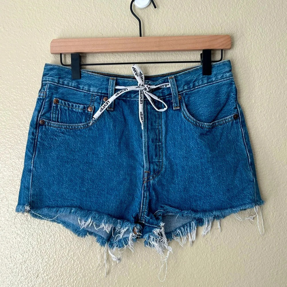Levi's Pants - LEVI’S‎ 501 High Waisted Drawstring Shorts